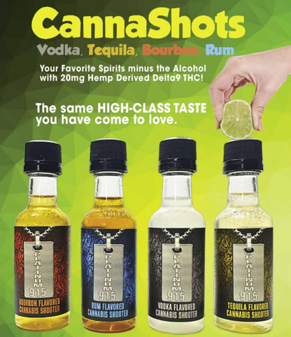 CannaShot Rum: 20mg Delta9 THC, Alcohol-Free