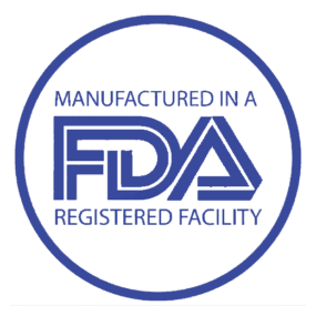 FDA Registered Manufacturing Facility Certification Logo